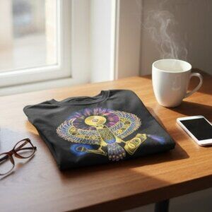 Men's Vintage Washed Retro Graphic T-Shirt Classic 90s Style Unisex